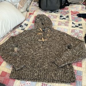 Polo knit fisherman’s sweater